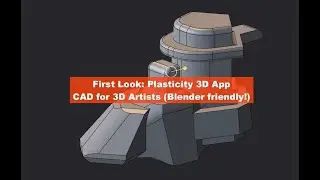 BSLIVE First Look at Plasticity 3D CAD Tool For Artist