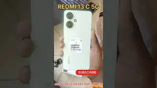 REDMI 13C 5G (08GB) (128GB) UNBOXING VIDEO #realme #redmi