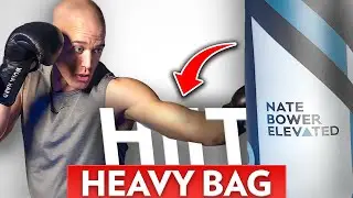 20 Minute Beginner Heavy Bag HIIT Workout To Burn Fat Faster