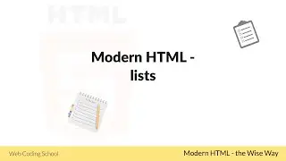 Learn HTML - Lists