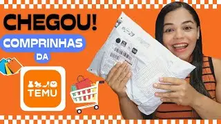 CHEGOU MINHA PRIMEIRA COMPRA DA TEMU - VALE A PENA? É CONFIÁVEL?