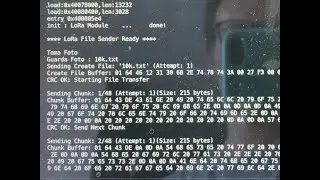 Sending 10k.txt File over LoRa (Encryption AES-256)