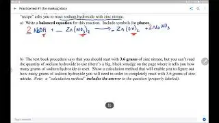 Practice Test 1:  Problem #14a
