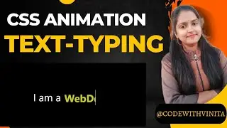 CSS Text-typing animation|text-animation|easy tutorial|multiple text-typing|
