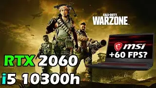 Call of Duty Warzone - RTX 2060 + i5 10300h | Laptop MSI GF65 Thin 10SER