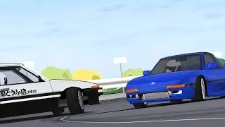 Encounter of AE86 and MR2 ( FR Legends)