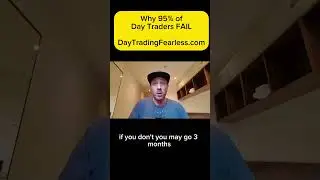Why 95% of day traders fail. #daytrading #trading #daytradingtips #daytradingadvice