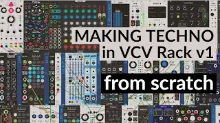 How to Make TECHNO PATCH from scratch in VCV Rack v1