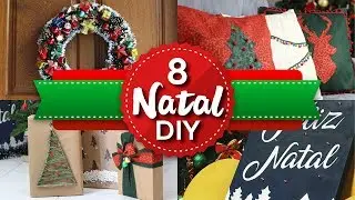 8 IDEIAS INCRÍVEIS PARA O NATAL | DIY DECORAÇÃO NATALINA | Do Sofá