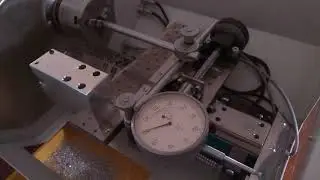 Чпу из 1д601. Продольная ось. Тест 2.  CNC mini lathe. Z-axis test 2.