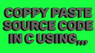 how to copy one content of a  file to another file ? | file handling in c |  fgetc() and fputc()