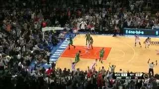 Carmelo Anthony Jr Smith Steve Novak incredible party's triples highlights vs Boston Celtics 17.04