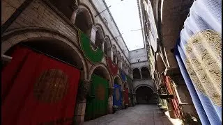 Sponza Scene rendered in Blender 2.8 Eevee