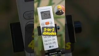 LG AC Remote Control Guide ❄ 5-in-1/ 4 Modes ❄ 