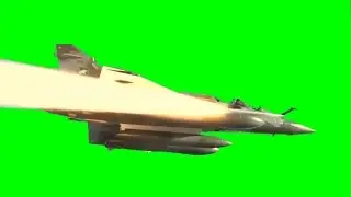Green Screen Jet firing Rocket - FREE