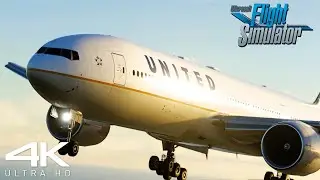 INSANE REALISM GRAPHICS!! | MSFS Realistic United Boeing 777-200ER Landing At Honolulu Airport