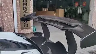for McLaren 720s/765LT conversion P1GTR style dry carbon spoiler #bodykit #SSCcarbon #mclaren720s