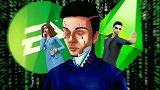 THE MATRIX IN THE SIMS! WHAT'S HAPPENING? | The Sims 4 Get Famous