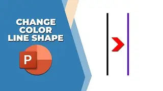 How to change the color of line shape in PowerPoint