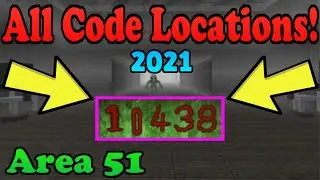 [2021] ALL Code Locations! Roblox Survive And Kill The Killers In Area 51