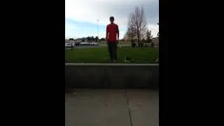hilarious front flip fail