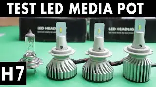 #3 CAR and MOTORCYCLE LED TEST - MEDIUM POWER H7