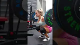 Australian Personal Trainer Doing Front and Back Squats w/ Barbell