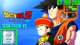 Dragon Ball Z Kakarot Teste com a GT 705 2gb Revenger / Xeon 2630L v3