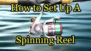 How to Set up a New Fishing Rod and Reel with Line - Spinning Reel Tips and Tricks
