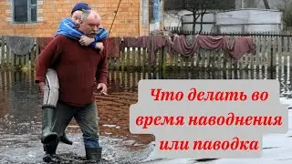 Что делать во время наводнения или паводка .