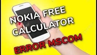 Nokia free calculator solucion error  MSCOMCTL.OCX