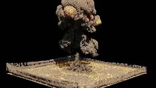 Explosion made in Blender