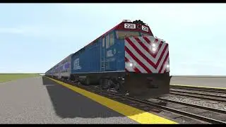 Trainz Railfanning - Metra Express Westbound at Belmont