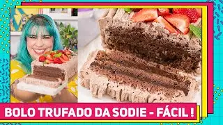 A sobremesa dos seus sonhos: BOLO TRUFADO da SODIÊ Aprenda a fazer o em casa - RM814
