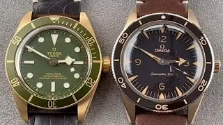 Omega Seamaster 300 vs Tudor Black Bay Fifty Eight 18K: Tudor 79018V vs Omega 234.92.41.21.10.001