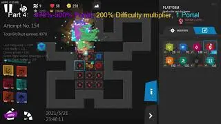 Infinitode 2 Endless farm experiment : How difficulties affect loot?
