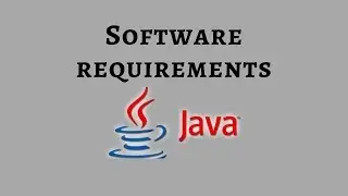 Software Requirements for Java Programming