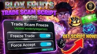 [UPDATED 2026] Blox Fruit Trade Scam Script 2026 | Freeze Trade + Auto Acept |No Key 
