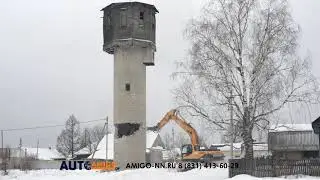 Демонтаж водонапорной башни