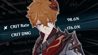 If my 98.6% CRIT RATE CHILDE doesn't crit, the video ends. (Genshin Impact)