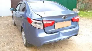 Киа Рио ремонт кузова в Нижнем Новгороде KIA Rio Auto body repair.