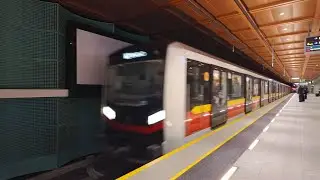 Poland, Warsaw, Metro ride from Ulrychów to Bemowo
