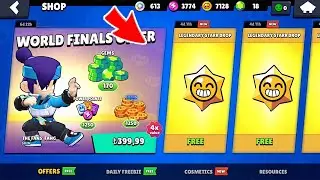 BEST THE FANS FANG SKINS!! 🔥😱LEGENDARY FREE GIFTS!! BRAWL STARS UPDATE REWARDS!!!