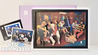 BTS 3D POP UP Puzzle Unboxing! Let's complete the puzzle!💜