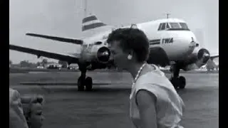 TWA Martin 404 - "Gate Arrival Indianapolis" - 1960