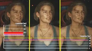 Resident Evil 3 Remake PS5 Next Gen Patch All Display Modes Frame Rate Test