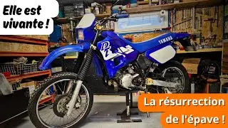 On fait Péter notre Mythique YAMAHA 125 dtr ! Rénovation dtr 125 ep2