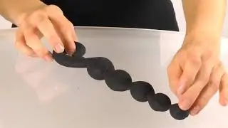 Силиконовая анальная цепочка BENDYBEADS ANAL