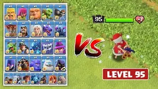 *NEW* Max LVL 95 Archer Queen VS All Troops | Clash of Clans TH16 Update
