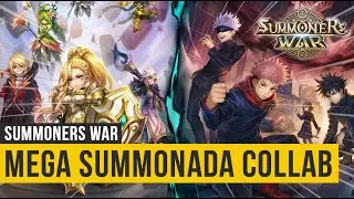 Mega Summonada da Collab Jujutsu Kaisen (Com Transcendental) - Summoners War